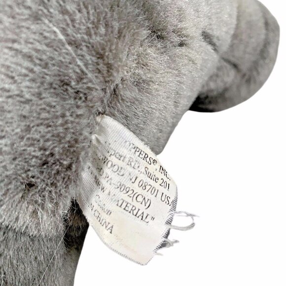 Vtg Show Stoppers Babes In The Wild Hangry Hippo Plush Stuffed Doll Porcelain - Picture 9 of 9